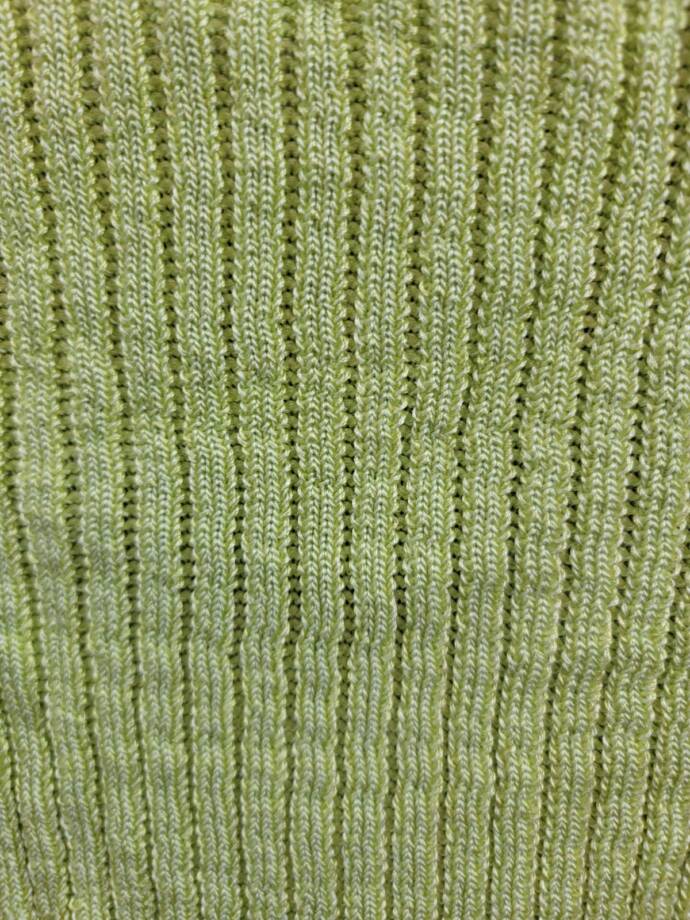 Free People Textured Short Sleeves Crop Sweater Top Womens L Sunny Lime Pullover