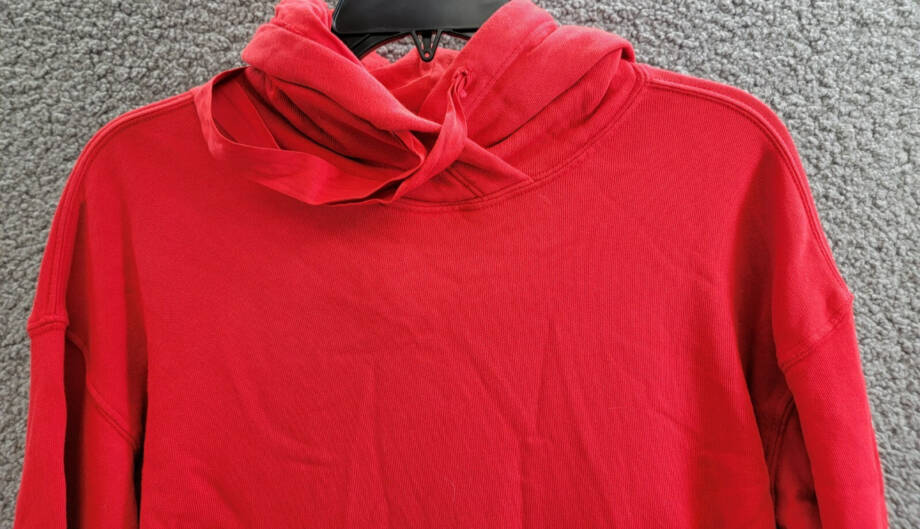 Velvet by Graham & Spencer Hooded Sweatshirt Women's XS Ruby Red Kangaroo Pocket
