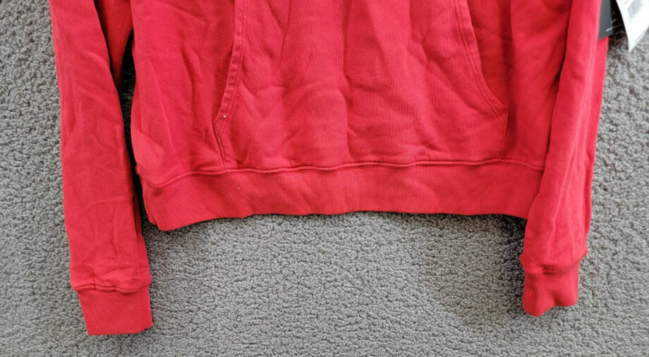 Velvet by Graham & Spencer Hooded Sweatshirt Women's XS Ruby Red Kangaroo Pocket