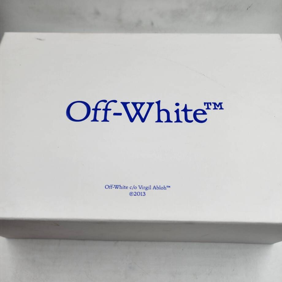 Off-White for Walking Dress Shoes Men's 43/10 US Black/White Printed Lace Up