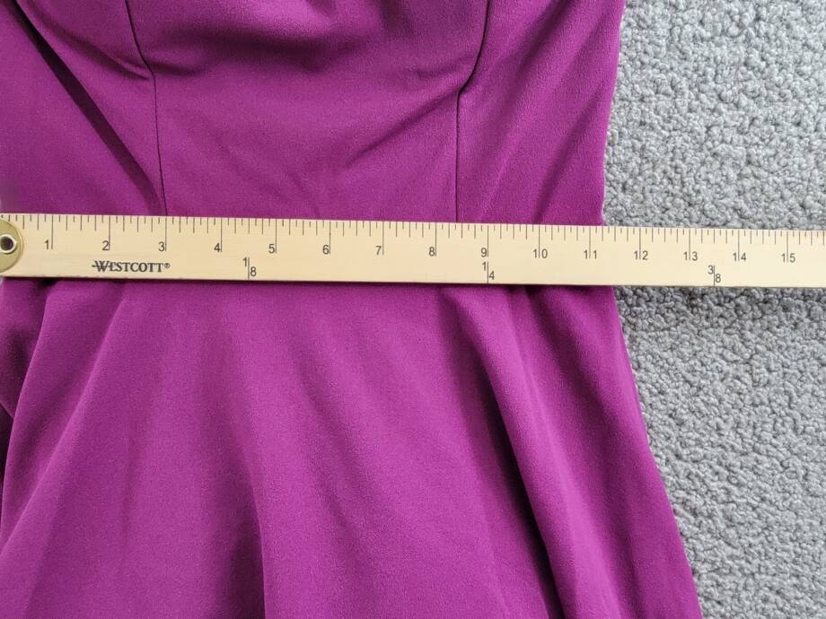 City Studio Sweetheart-Neckline Fit & Flare Dress Juniors' 3/4 Orchid Back Zip