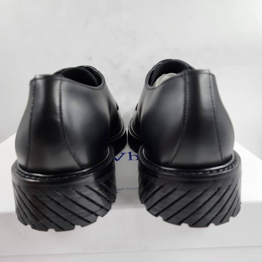 Off-White for Walking Dress Shoes Men's 43/10 US Black/White Printed Lace Up