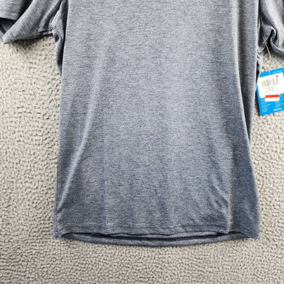 Columbia Hike Moisture-Wicking Crew Neck T-shirt Men's Small Collegiate Navy