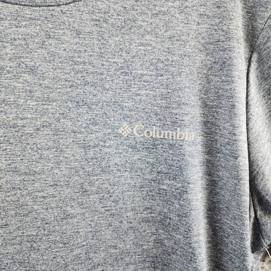 Columbia Hike Moisture-Wicking Crew Neck T-shirt Men's Small Collegiate Navy
