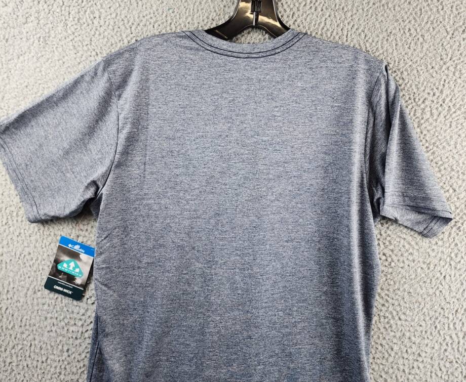 Columbia Hike Moisture-Wicking Crew Neck T-shirt Men's Small Collegiate Navy