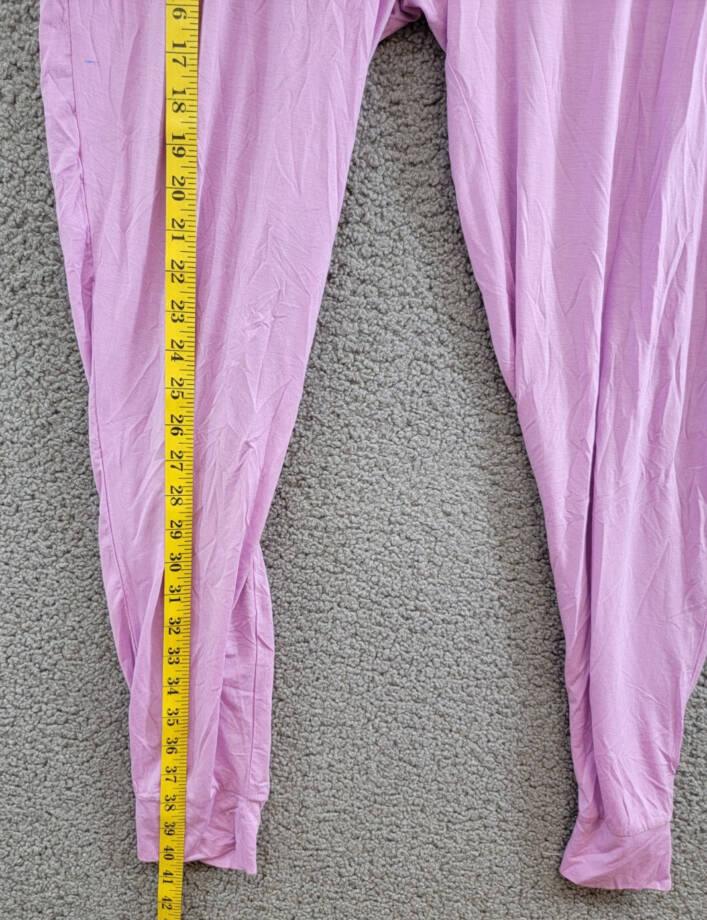 GapBody Drawstring-Waist Jogger Pajama Pants Women's XL Orchid Side Pockets