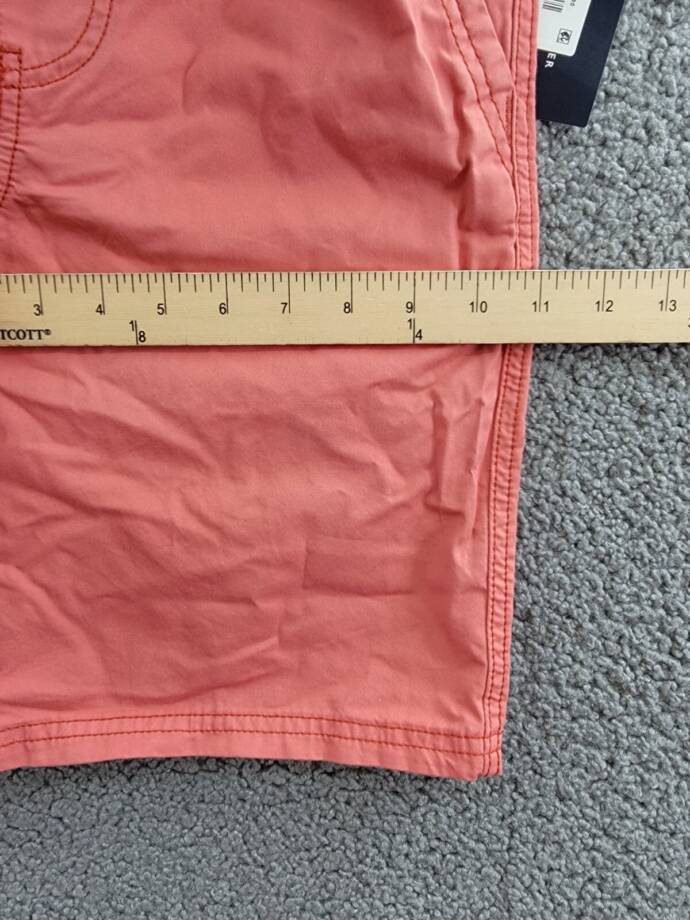 Tommy Hilfiger Pull-On Shorts Big Boys M 10/12 Sangria Solid Drawstring Waist