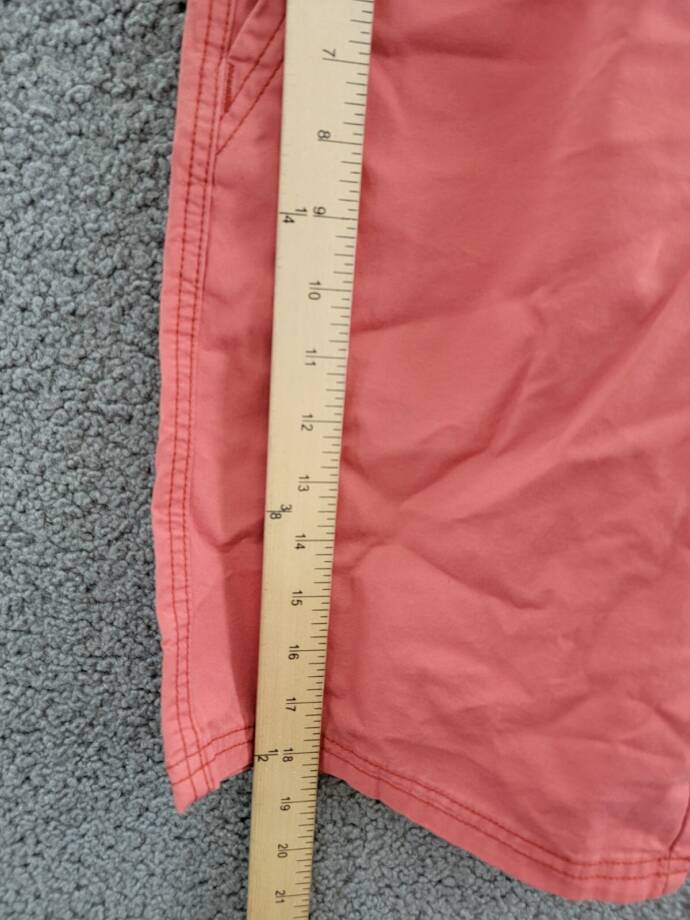 Tommy Hilfiger Pull-On Shorts Big Boys M 10/12 Sangria Solid Drawstring Waist