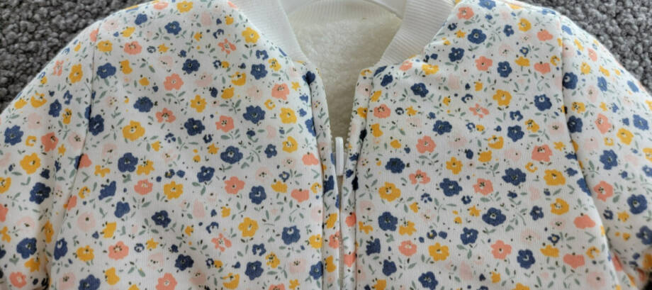 First Impressions Reversible Faux-Sherpa Jacket Baby Girls 6-9Mos Multi Full Zip