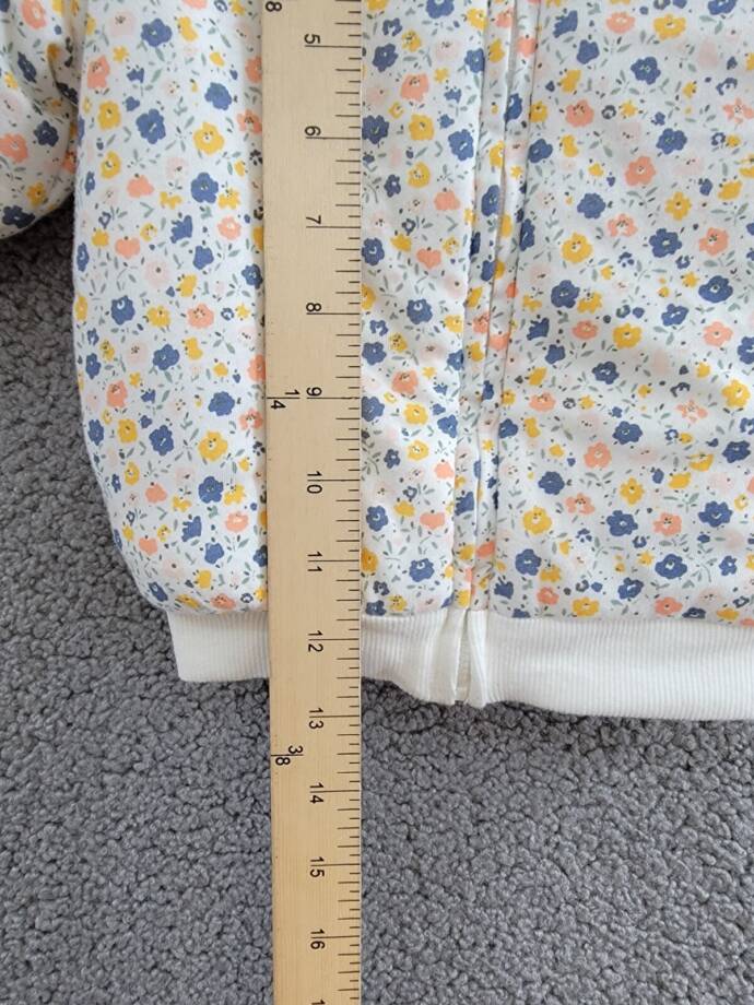 First Impressions Reversible Faux-Sherpa Jacket Baby Girls 6-9Mos Multi Full Zip