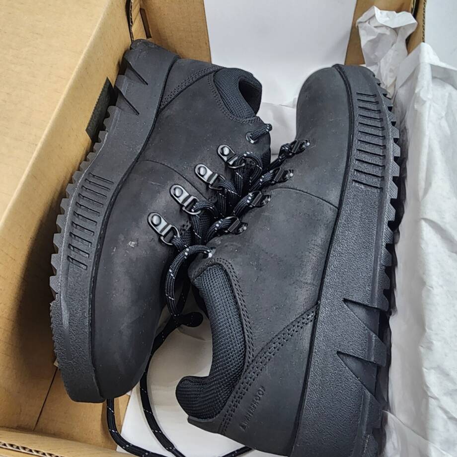 SOREL Mac Hill Lite Hiker Low Waterproof Sneakers Men's 8 Black Lace Up Closure