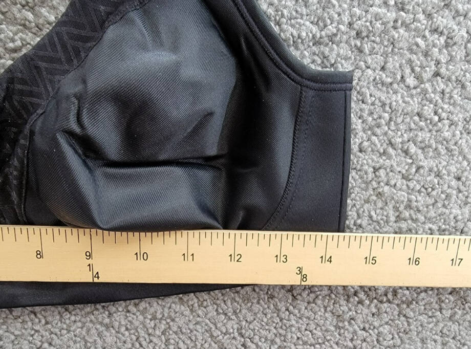 Playtex 18 Hour Bounce Control Wire Free Bra Women's 38C Black Hook & Eye Back