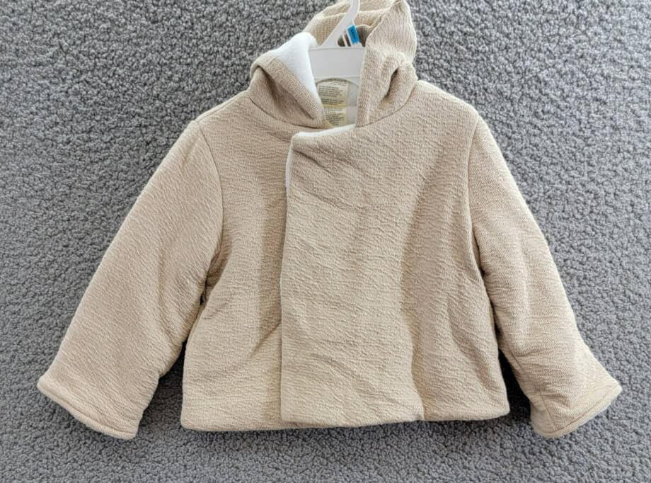 First Impressions Sweater-Knit Faux-Sherpa-Lined Hooded Jacket Unisex Baby 24Mos