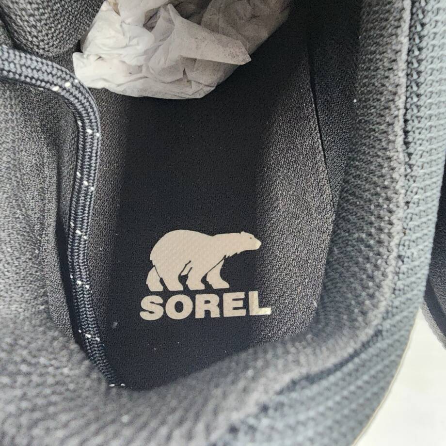 SOREL Mac Hill Lite Hiker Low Waterproof Sneakers Men's 8 Black Lace Up Closure