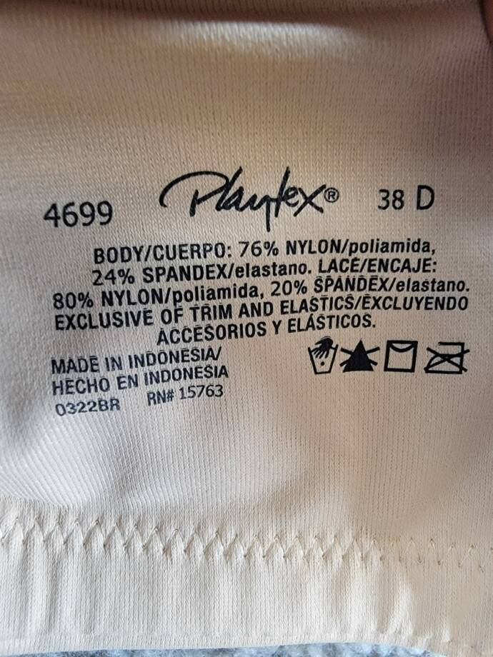 Playtex 18 Hour® Bounce Control Convertible Wireless Bra Women's 38D Taupe