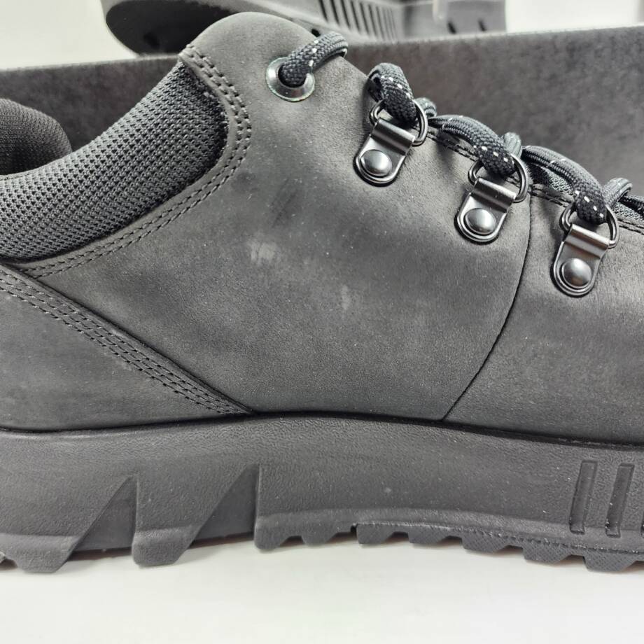 Sorel Mac Hill Lite Hiker Low Waterproof Lace-Up Sneakers Men 11 Black Round Top