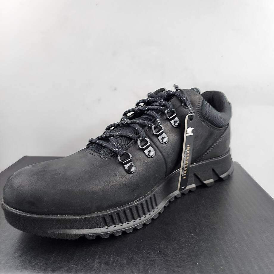 Sorel Mac Hill Lite Hiker Low Waterproof Lace-Up Sneakers Men 11 Black Round Top