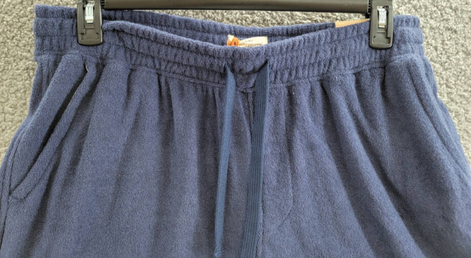 Weatherproof Vintage Regular Fit Drawstring Shorts Men's XL Navy With Pockets