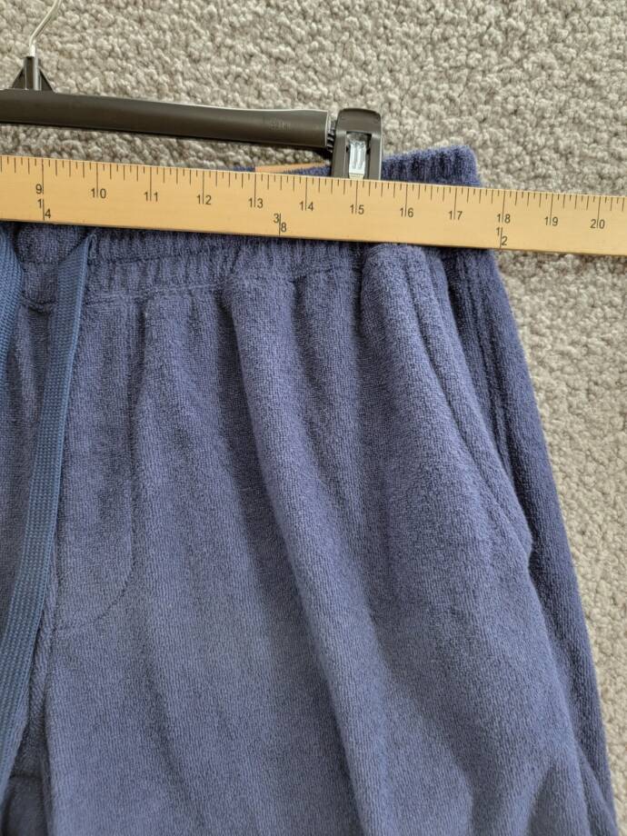 Weatherproof Vintage Regular Fit Drawstring Shorts Men's XL Navy With Pockets