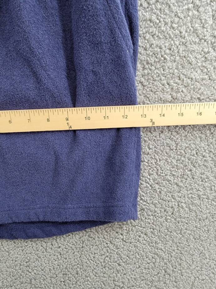 Weatherproof Vintage Regular Fit Drawstring Shorts Men's XL Navy With Pockets