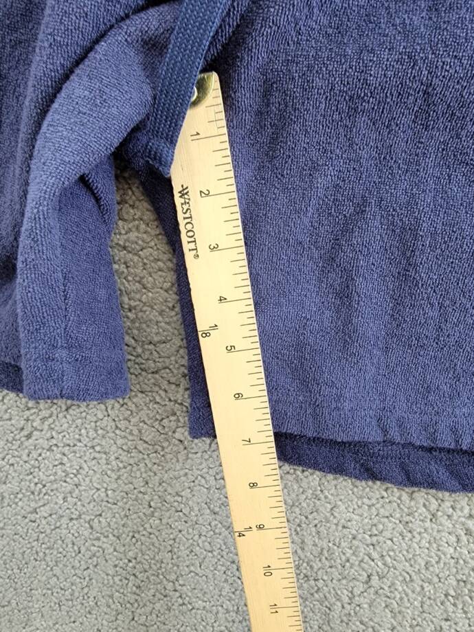 Weatherproof Vintage Regular Fit Drawstring Shorts Men's XL Navy With Pockets