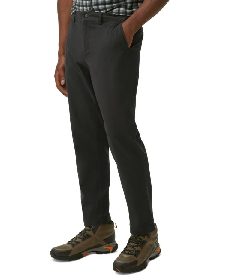 Bass Outdoor Baxter Twill Stretch Chino Pants Men's L Black Zip/Button Closure