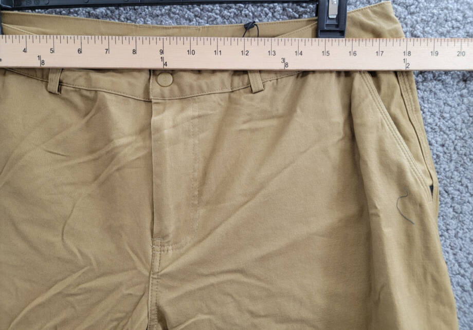 Bass Outdoor Baxter Twill Stretch Chino Pants Men's L Antique Bronze Zip/Button
