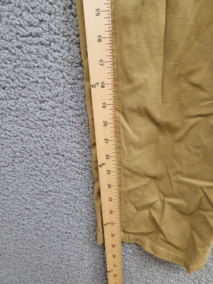 Bass Outdoor Baxter Twill Stretch Chino Pants Men's L Antique Bronze Zip/Button