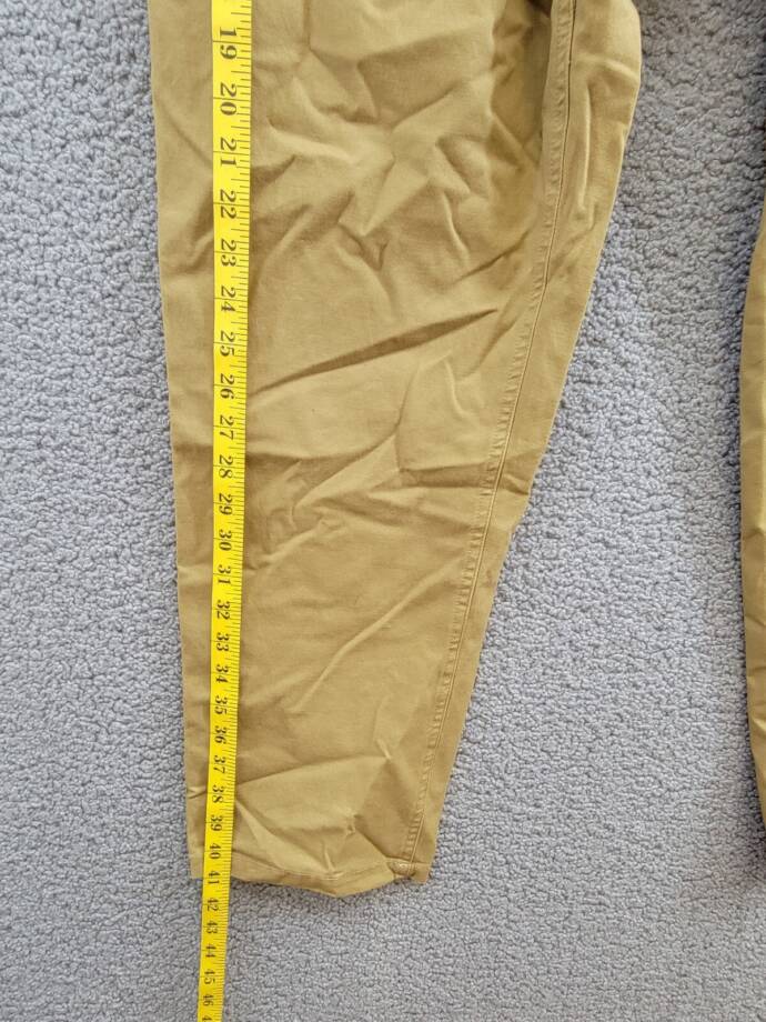 Bass Outdoor Baxter Twill Stretch Chino Pants Men's L Antique Bronze Zip/Button
