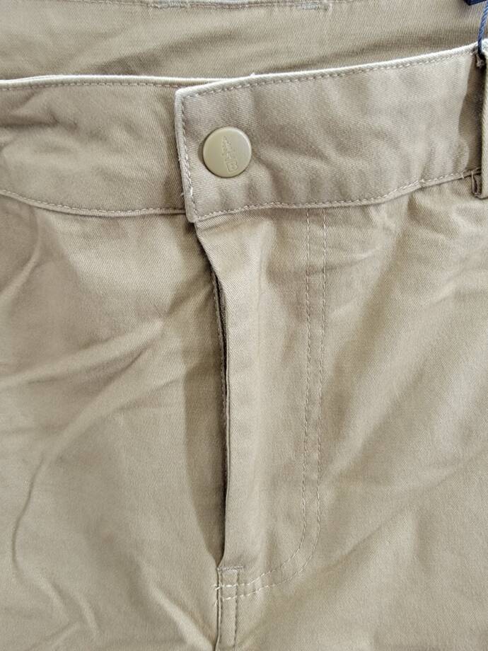 Bass Outdoor Baxter Twill Stretch Chino Pants Men's L Antique Bronze Zip/Button