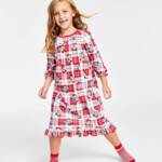 Disney Mickey Mouse Granny Nightgown Toddler Girls 3T Multi Crewneck Pullover