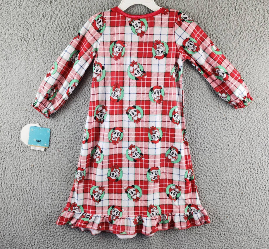 Disney Mickey Mouse Granny Nightgown Toddler Girls 3T Multi Crewneck Pullover