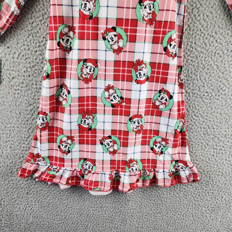 Disney Mickey Mouse Granny Nightgown Toddler Girls 3T Multi Crewneck Pullover