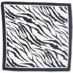 I.N.C. International Concepts Zebra Striped Square Scarf Women's O/S Black/White