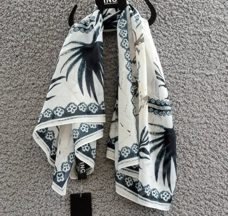 I.N.C. International Concepts Tropical-Print Bandana Square Women's O/S Multi