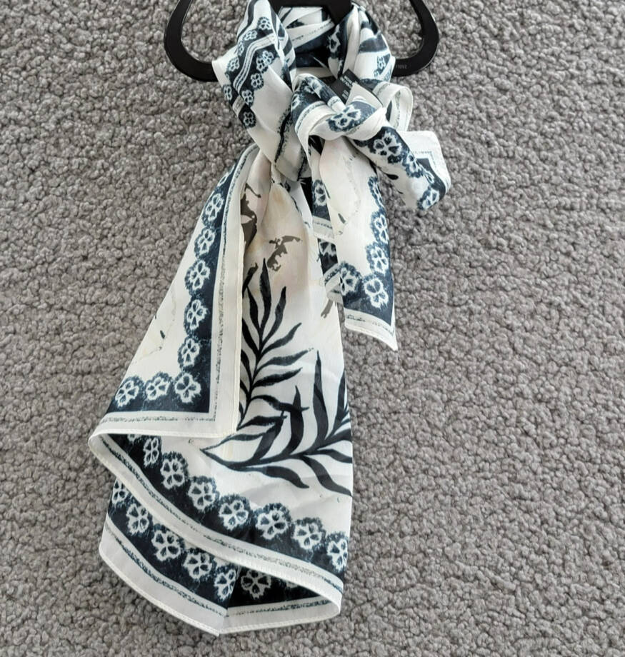 I.N.C. International Concepts Tropical-Print Bandana Square Women's O/S Multi