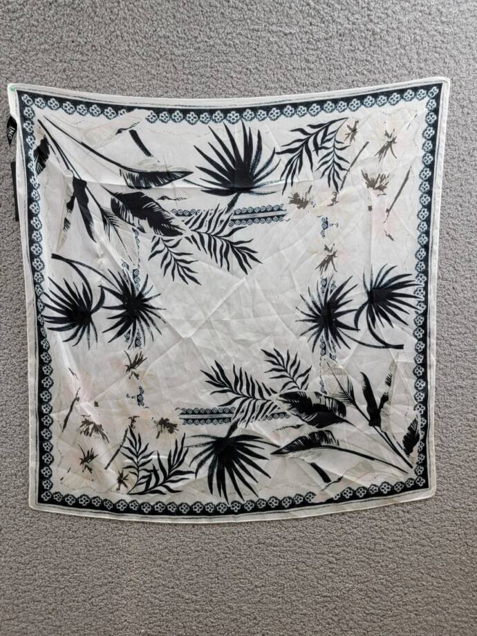I.N.C. International Concepts Tropical-Print Bandana Square Women's O/S Multi