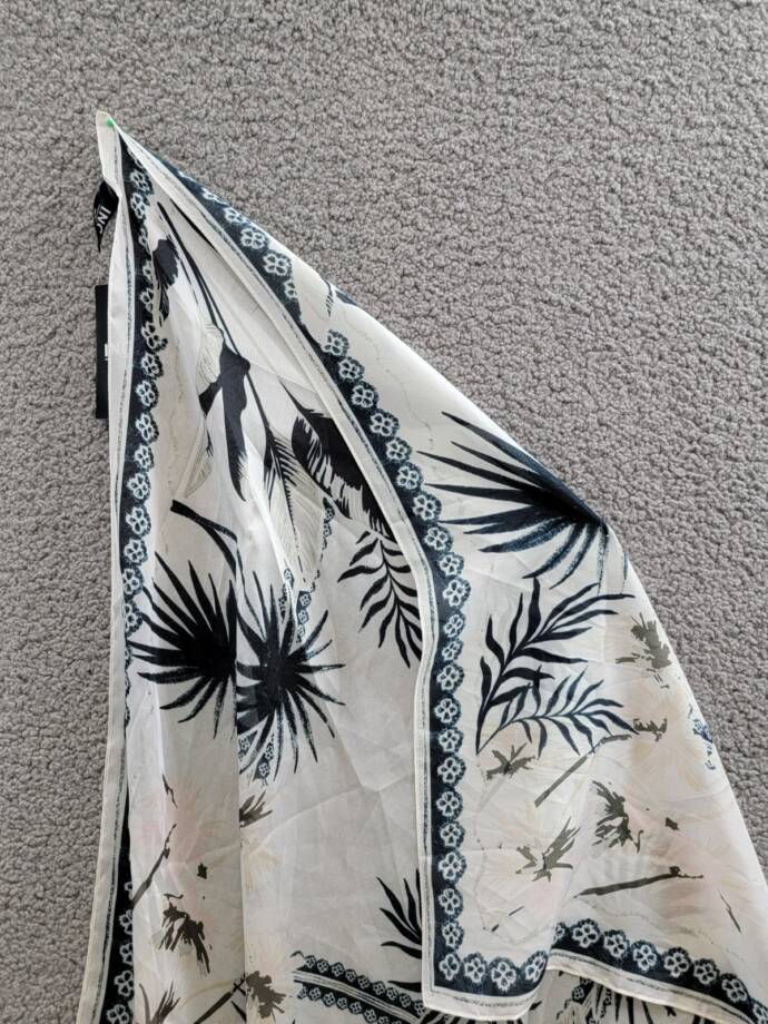 I.N.C. International Concepts Tropical-Print Bandana Square Women's O/S Multi