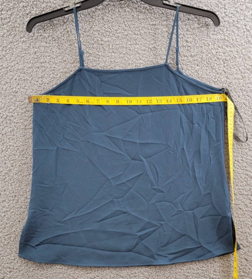 Donna Karan New York Spaghetti Strap Camisole Top Women's S Navy Adjustable