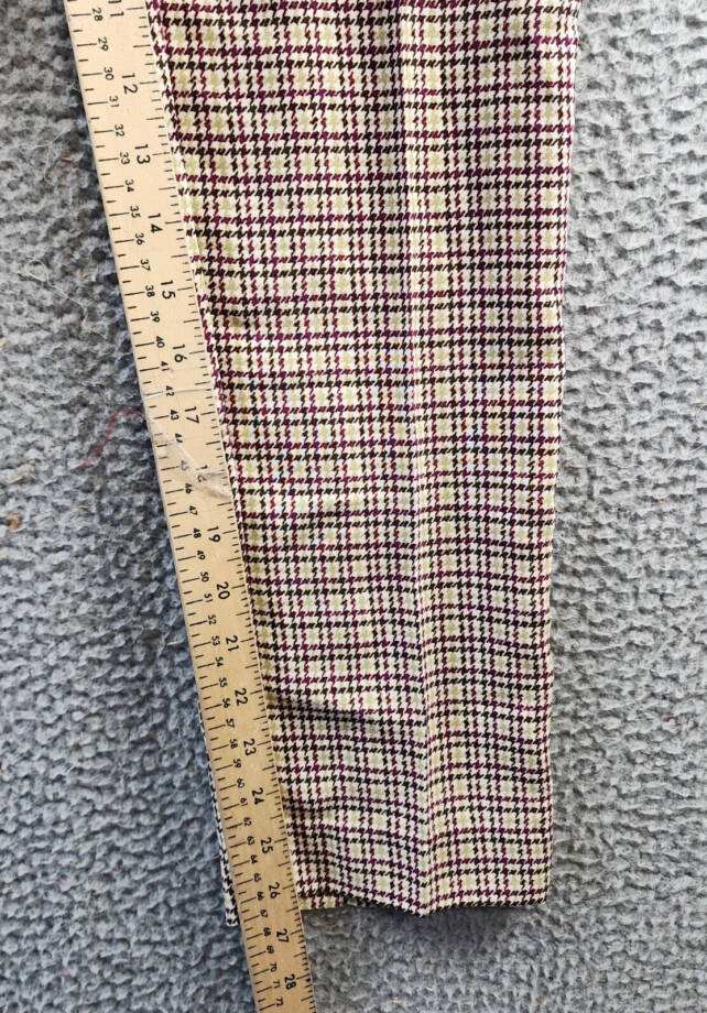 VINCE CAMUTO Tailored Straight Ankle Pants Women's 00 Multi Zip Fly Belt Loops