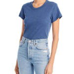 Wilt Baby Shrunken Crewneck Tee Women's XS Navy Heather Short Sleeve Pullover
