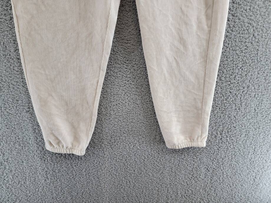 Calvin Klein Performance Velour Jogger Pants Women's Large Chalk White