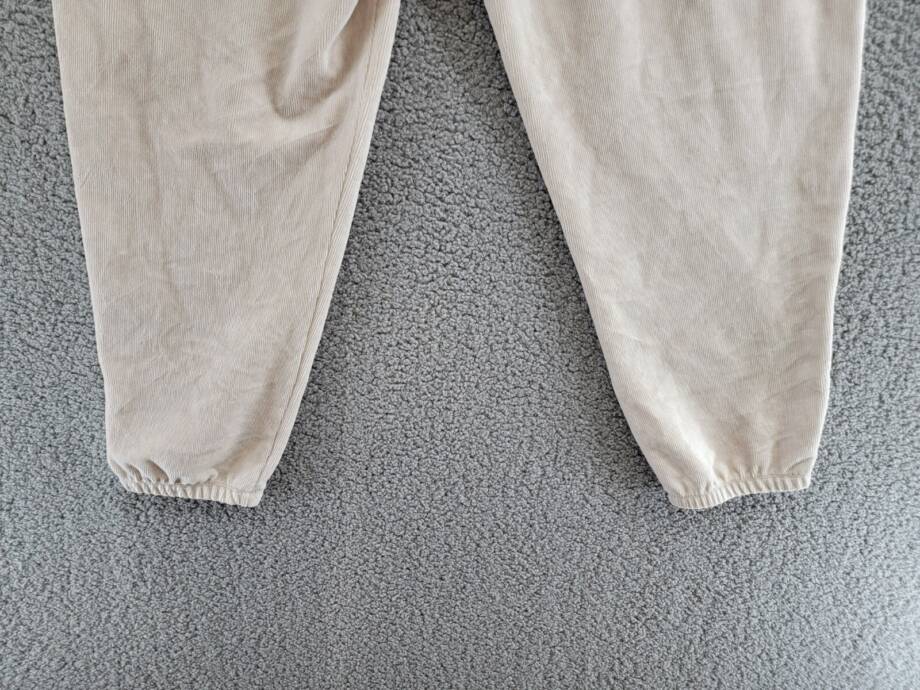 Calvin Klein Performance Velour Jogger Pants Women's Large Chalk White