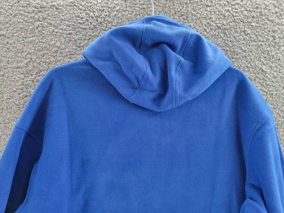 Calvin Klein Performance Embroidered Fleece Hoodie Women's Small Mazarine Blue