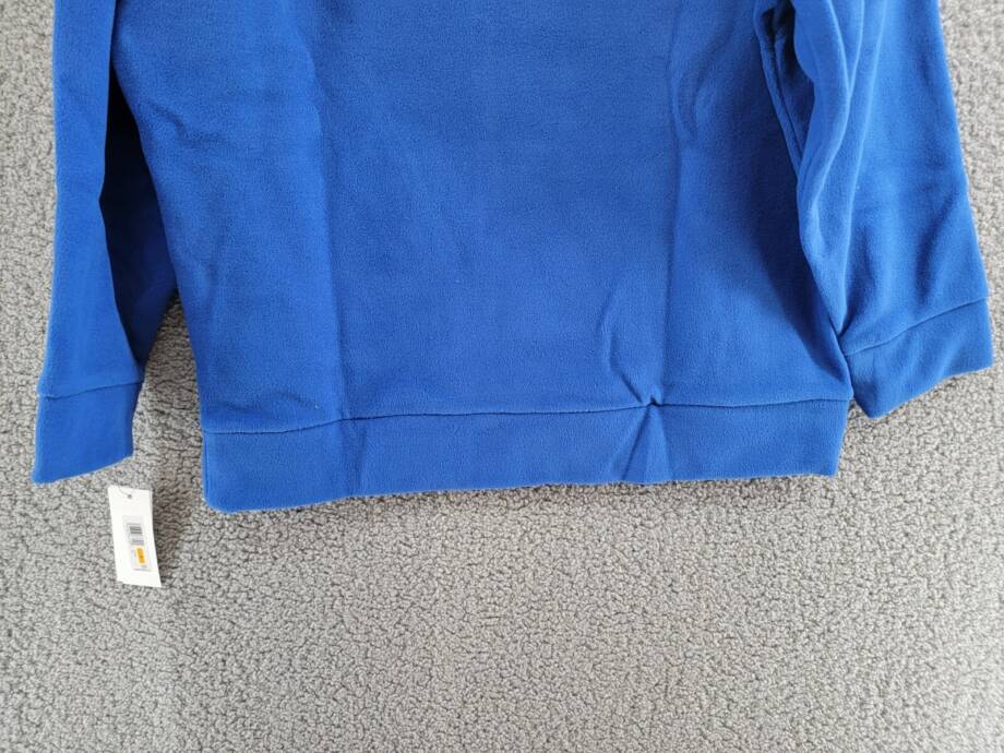 Calvin Klein Performance Embroidered Fleece Hoodie Women's Small Mazarine Blue