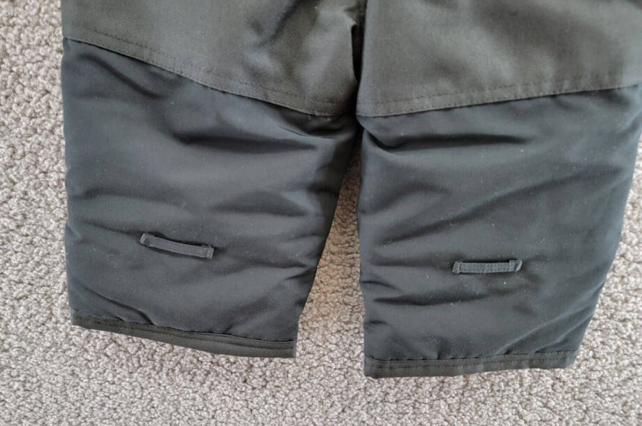 Miles The Label Snow Pants Baby Boys 12M Black Suspender Strap Grip Tape Closure