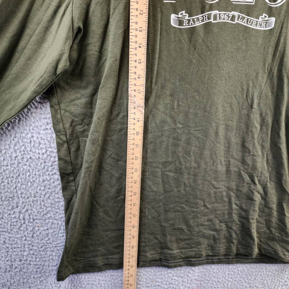 Polo Ralph Lauren Lounge Long Sleeve T-shirt Men's XL Green Crewneck