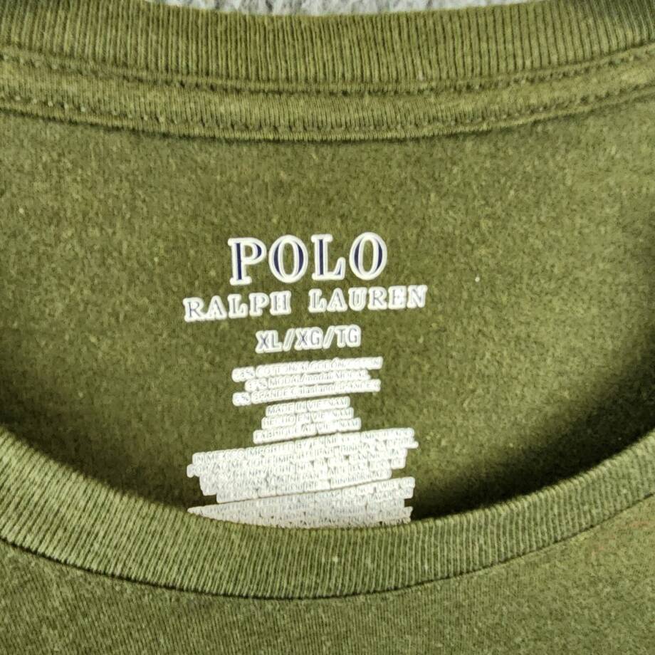 Polo Ralph Lauren Lounge Long Sleeve T-shirt Men's XL Green Crewneck