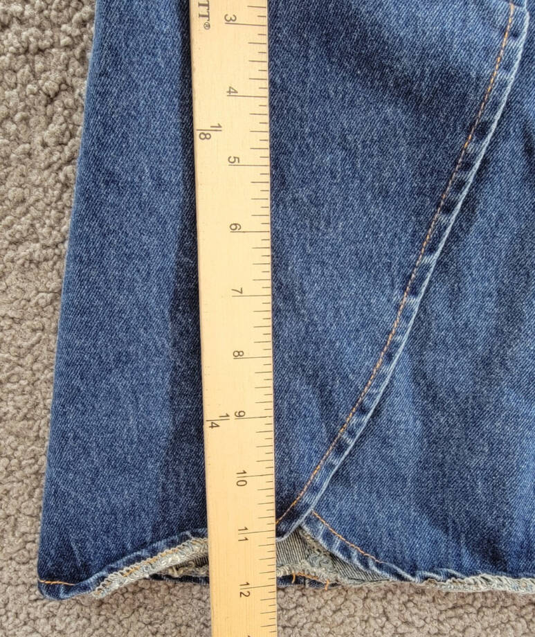 Lioness Anja Mini Skirt Women's XS Dark Denim Front Button & Side Buckle Closure