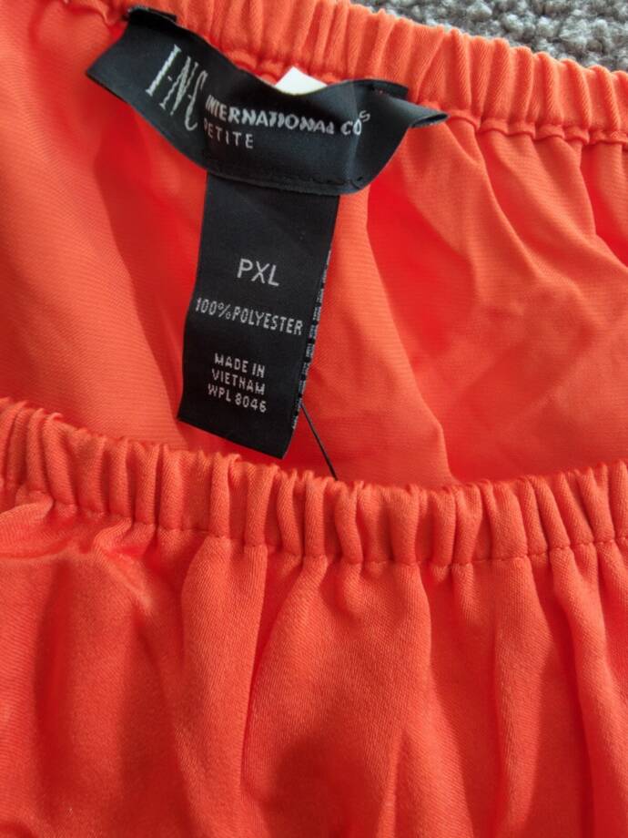 Inc International Concepts Petite Tassel-Trim Off-the-Shoulder Top Women's PXL